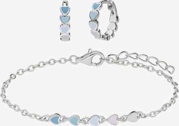 Lucardi Schmuckset 'Statement' in Silber: Vorderseite