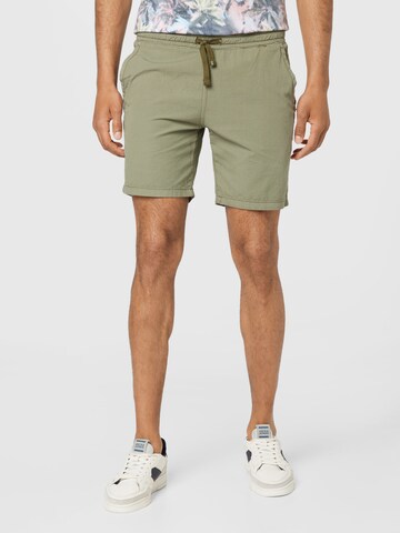 Hailys Men Regular Pants 'Jesse' in Green: front