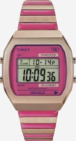TIMEX Digital Watch 'Timex 80' in Pink: front