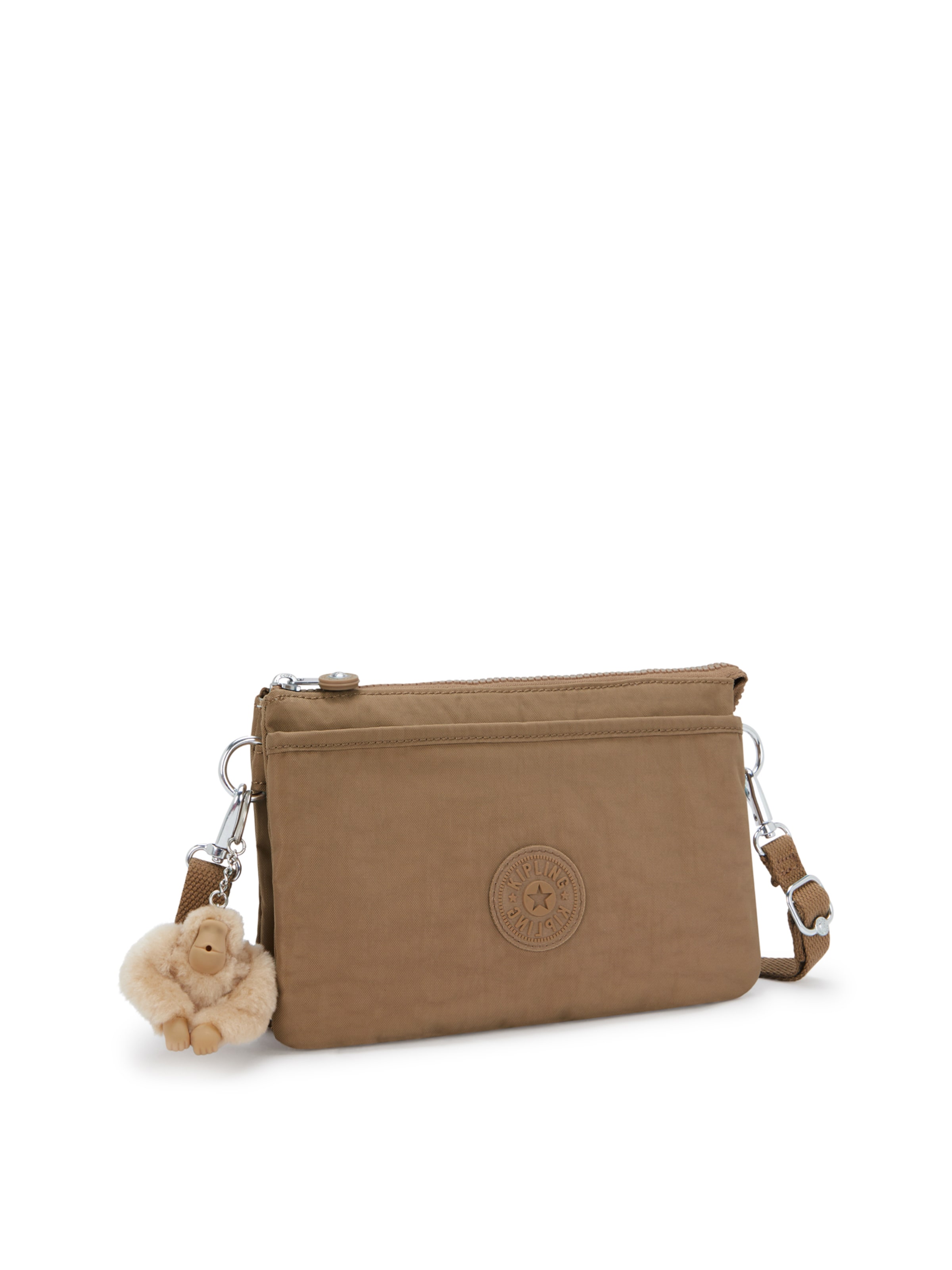 KIPLING - Mala de ombro 'Riri' em bege