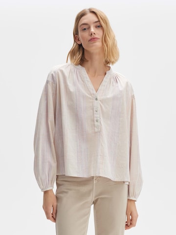 Camicia da donna di OPUS in beige: frontale