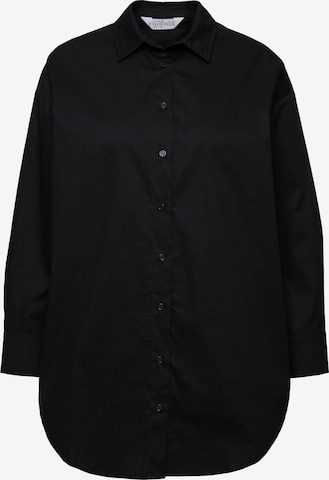 Studio Untold Blouse in Zwart: voorkant