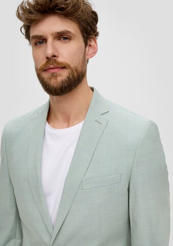 s.Oliver BLACK LABEL Слим Пиджак 'Pure' в Зеленый