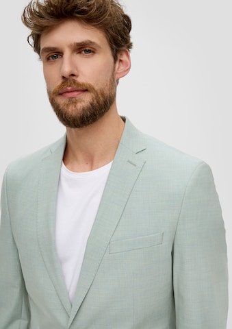 s.Oliver BLACK LABEL Slim fit Suit Jacket 'Pure' in Green