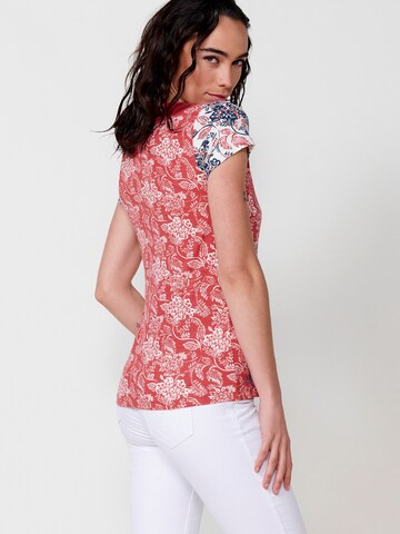 T-shirt KOROSHI en rouge
