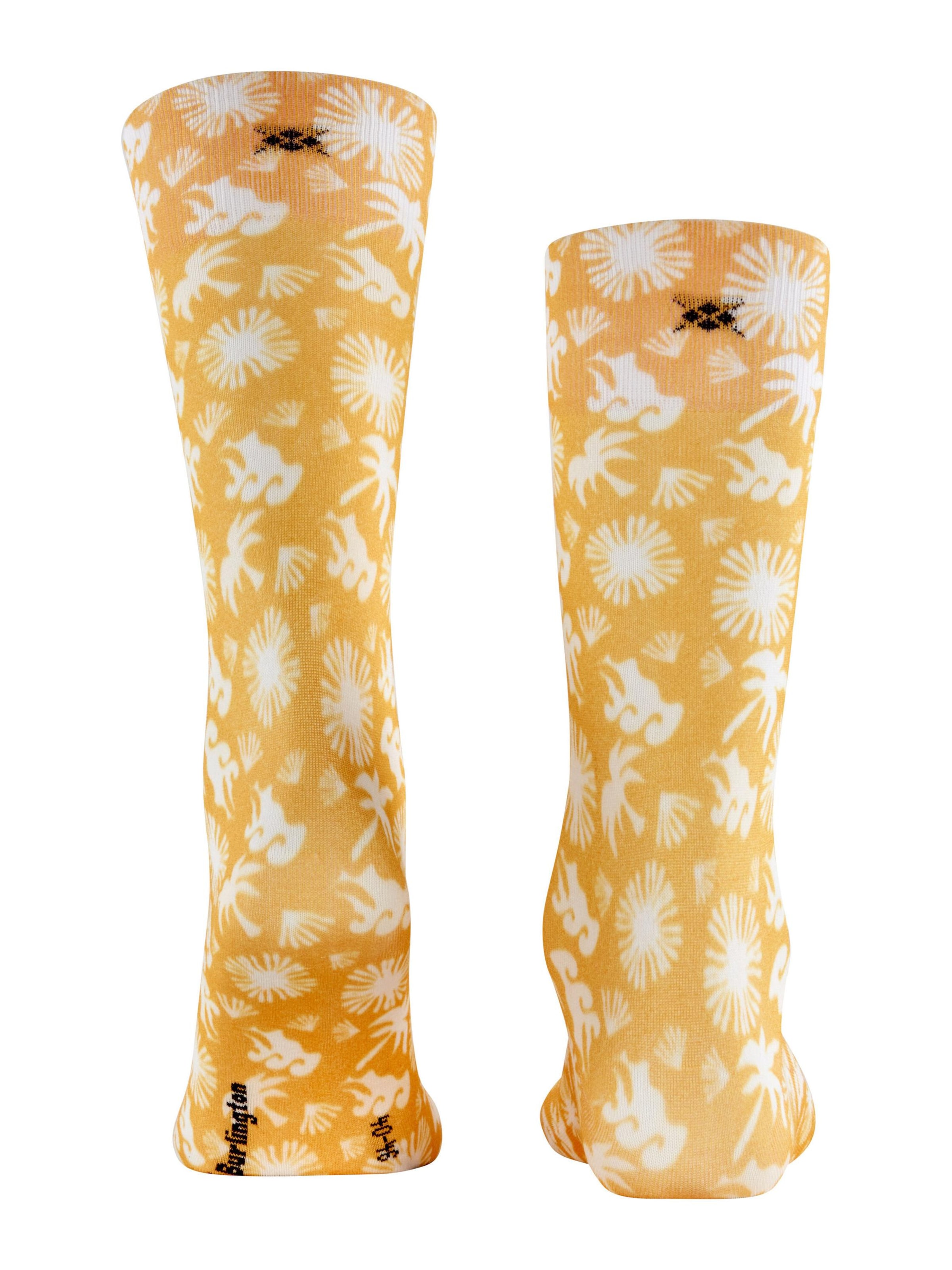 BURLINGTON Socks 'Lagoon' in Yellow