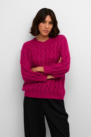 Kaffe Pullover 'Lena' i pink: forside