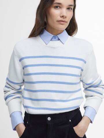 Barbour - Pullover 'Emery' em branco