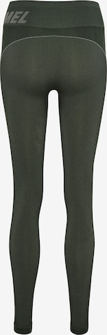 Hummel Skinny Sportbroek 'Christel' in Groen