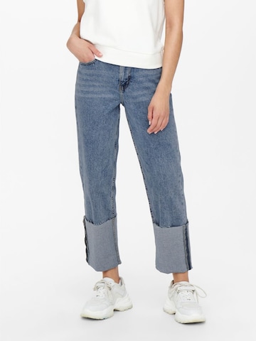 ONLY Loosefit Jeans 'Megan' in Blau