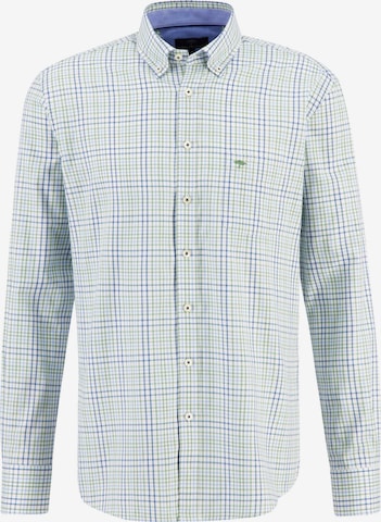 FYNCH-HATTON Button Up Shirt in White: front