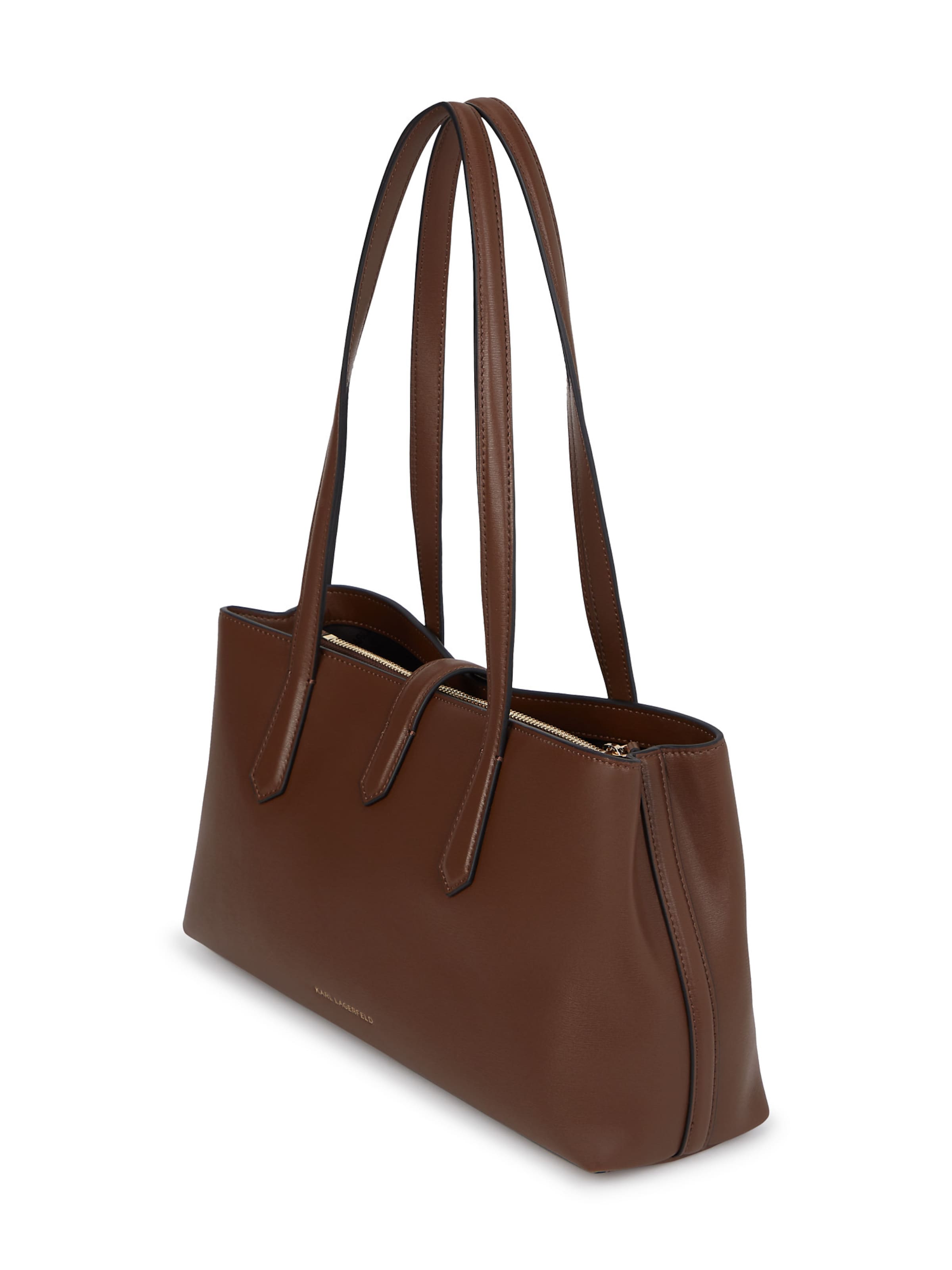 Karl Lagerfeld Τσάντα χειρός ' K/Autograph' σε καφέ