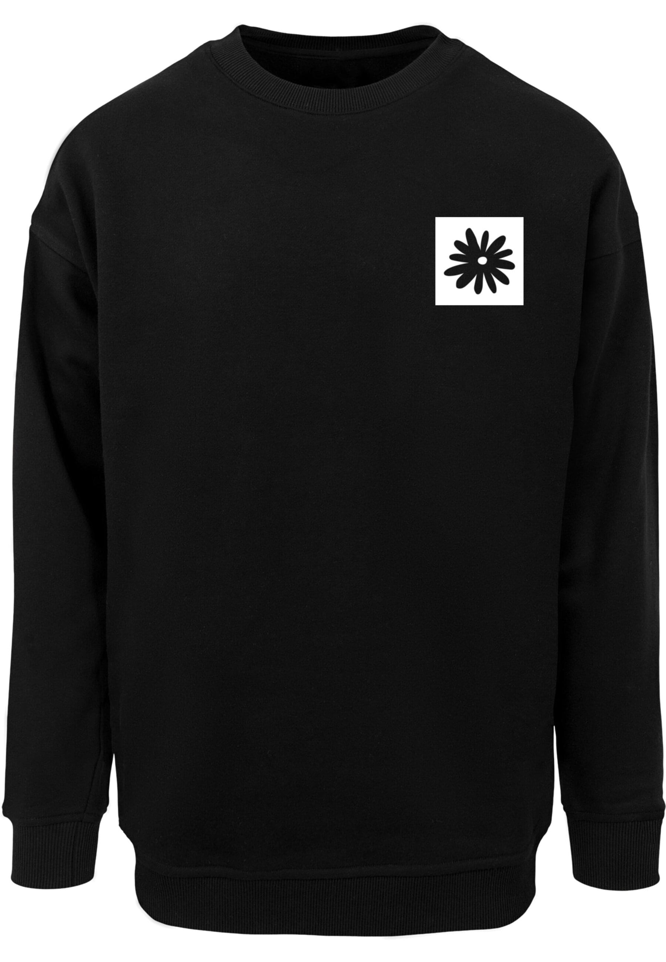 Merchcode Sweatshirt 'Rebirth And Renewal' in Black: front