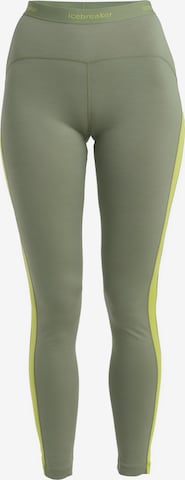 Skinny Pantalon de sport 'Oasis' ICEBREAKER en vert : devant