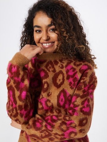 ONLY Sweater 'ASHLEY' in Brown