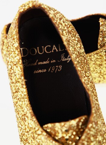 Doucal's Flats & Loafers in 36 in Silver