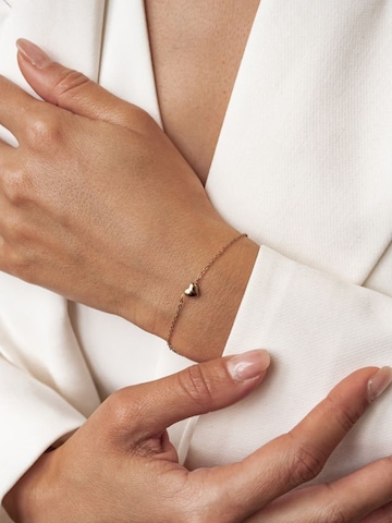 Braccialetto 'Bold Heart' di Hey Happiness in oro