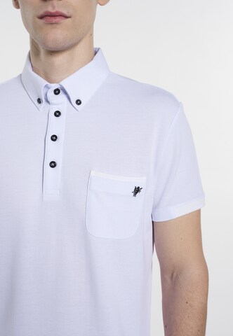 DENIM CULTURE - Camisa 'Hampus' em branco