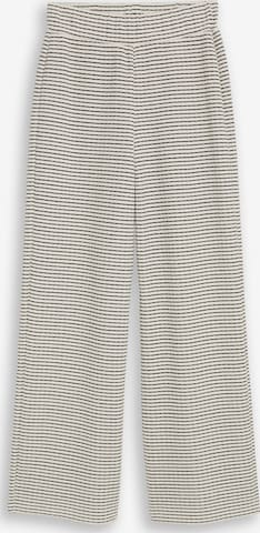 Wide Leg Pantalon TOM TAILOR DENIM en blanc : devant