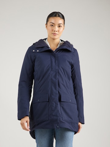 Schöffel Between-Seasons Parka 'Rotterdam' in Blue: front