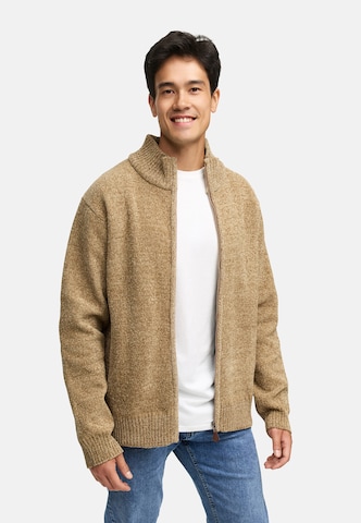 INDICODE JEANS Knit cardigan ' INFilion ' in Beige