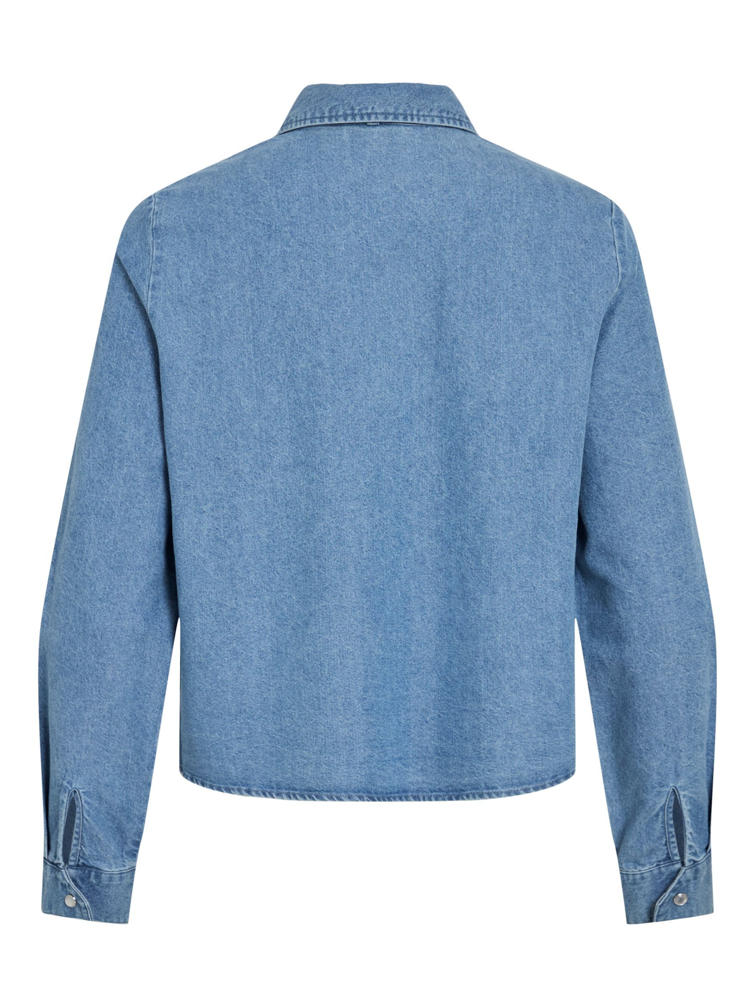 Chemisier 'VIGonga' VILA en bleu