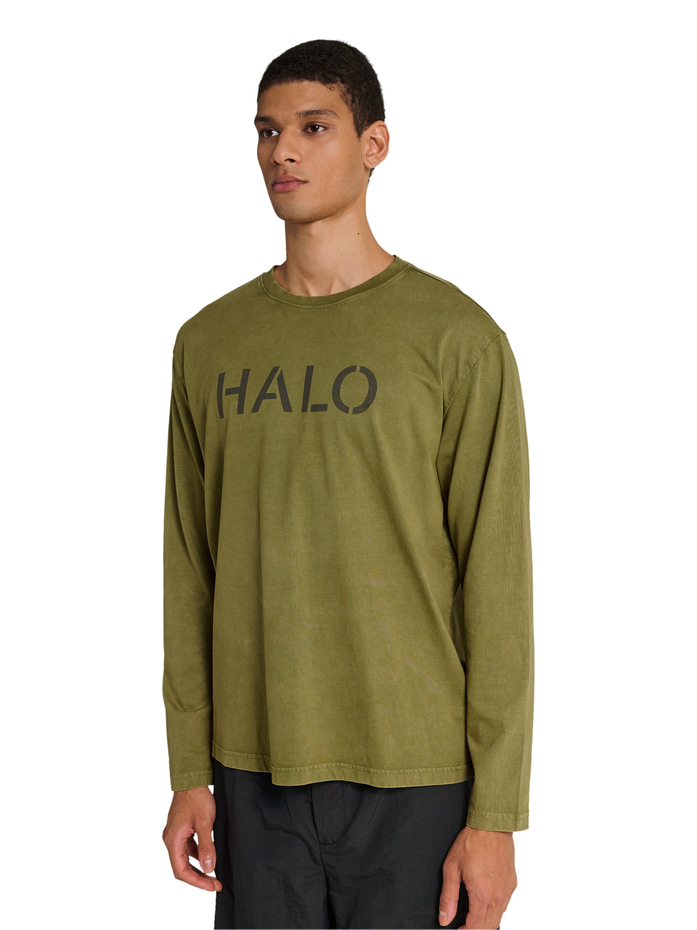 HALO Shirt 'Uniform' in Groen: voorkant