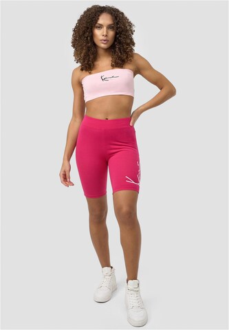 Karl Kani Skinny Sporthose in Pink