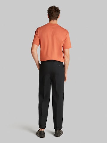 Loosefit Pantalon à plis Calvin Klein Jeans en noir