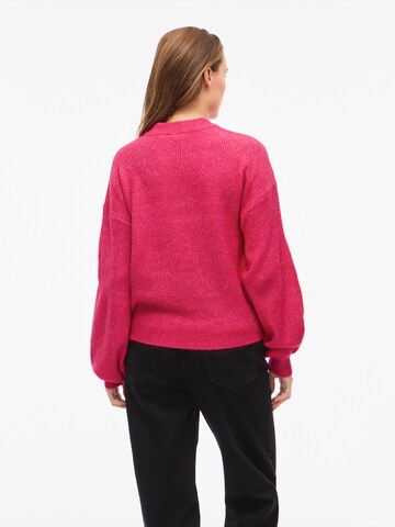 VILA Pulover | roza barva