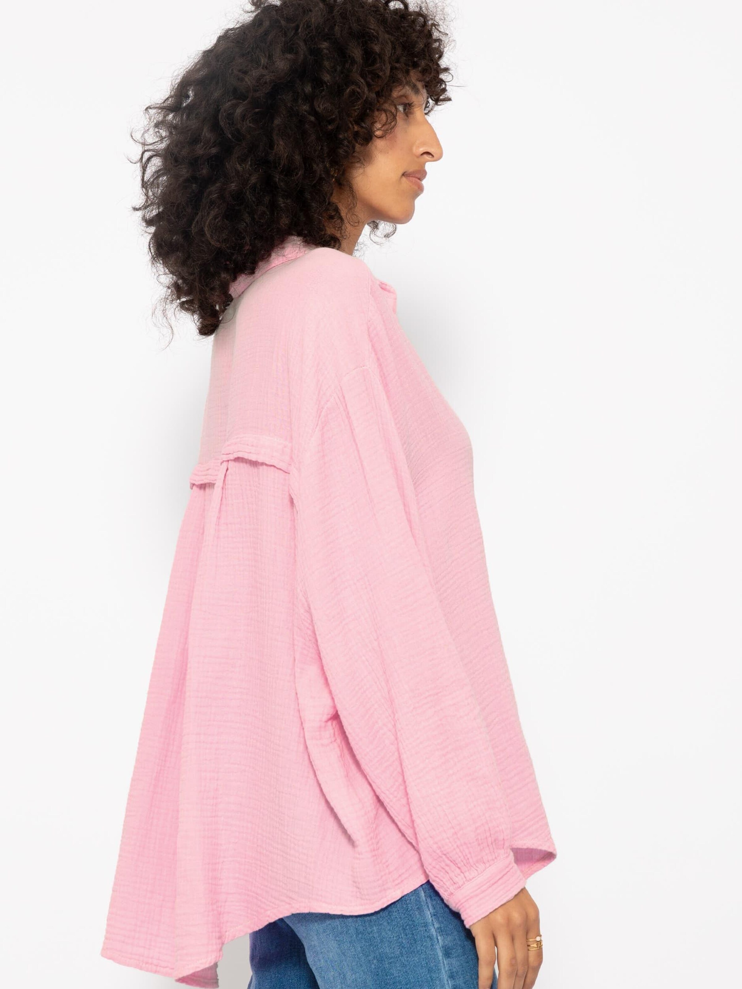 SASSYCLASSY Bluse 'kürzere Variante'‌‌‌‌ in Pink