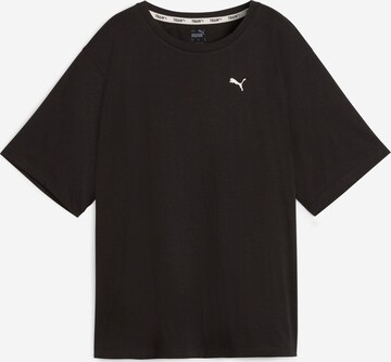 PUMA - Camiseta funcional en negro: frente