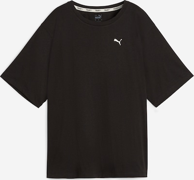 PUMA T-shirt fonctionnel en bleu ciel / marron / jaune clair / noir, Vue avec produit