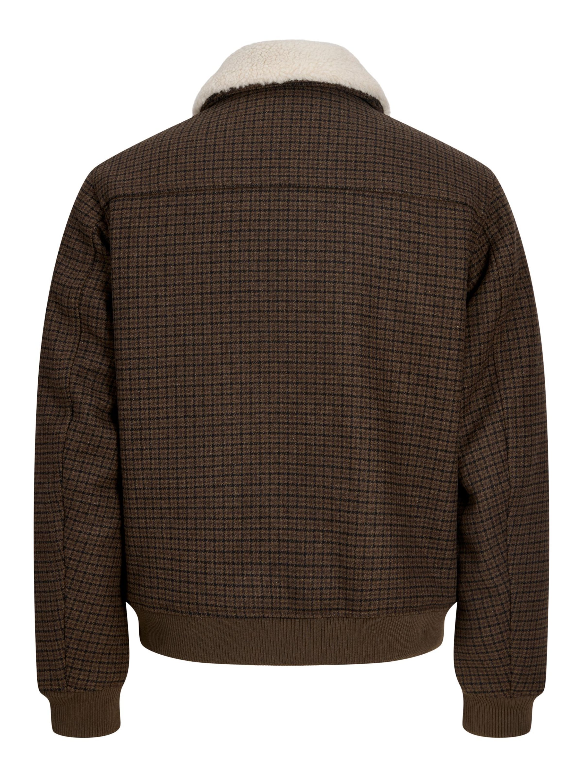 Jack & Jones Premium Between-Season Jacket 'JPRBLUMelvin' in Brown