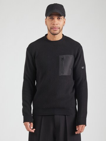 Pull-over 'FLOOR' Key Largo en noir : devant