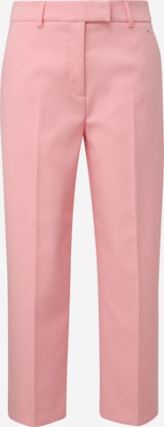 COMMA Wide leg Pleated Pants in Pink: front