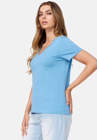 Cotton Candy T-Shirt 'Belisa' in Blau