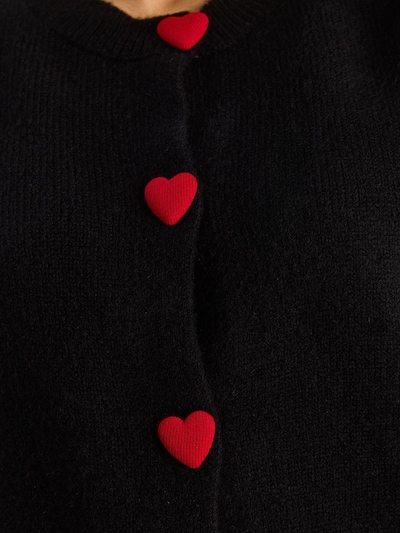 Giacchetta in S-L Bianco Lucci di colore rosso / nero, Visualizzazione prodotti