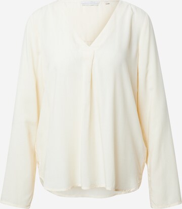 TOM TAILOR DENIM Blouse in Beige: front