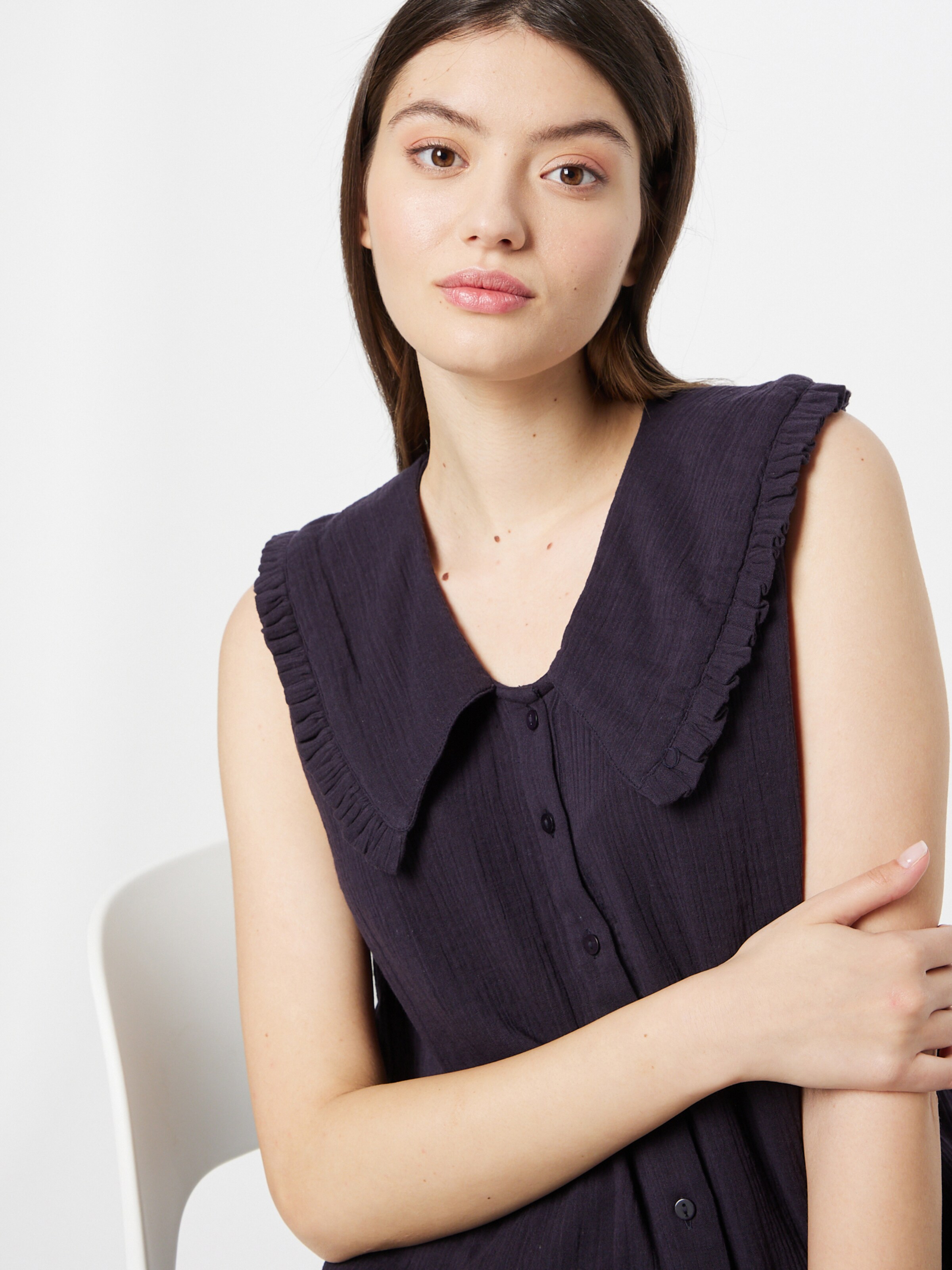 Frauen Shirts & Tops Lollys Laundry Blumentop 'Carly' in Schwarzmeliert - CI29221 Frauen Shirts & Tops Lollys Laundry Blumentop 'Carly' in Schwarzmeliert - CI29221