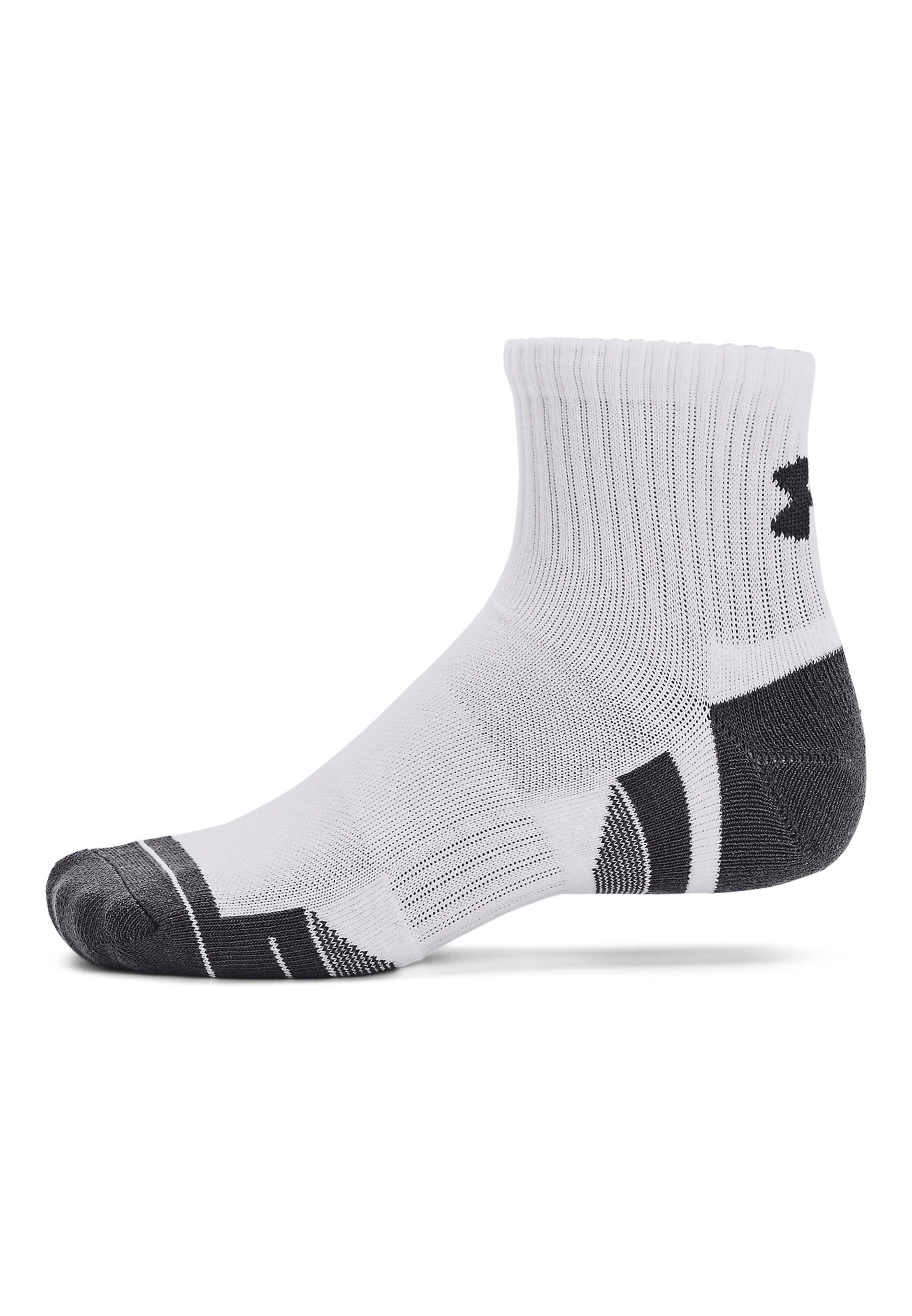 UNDER ARMOUR Athletic Socks in White