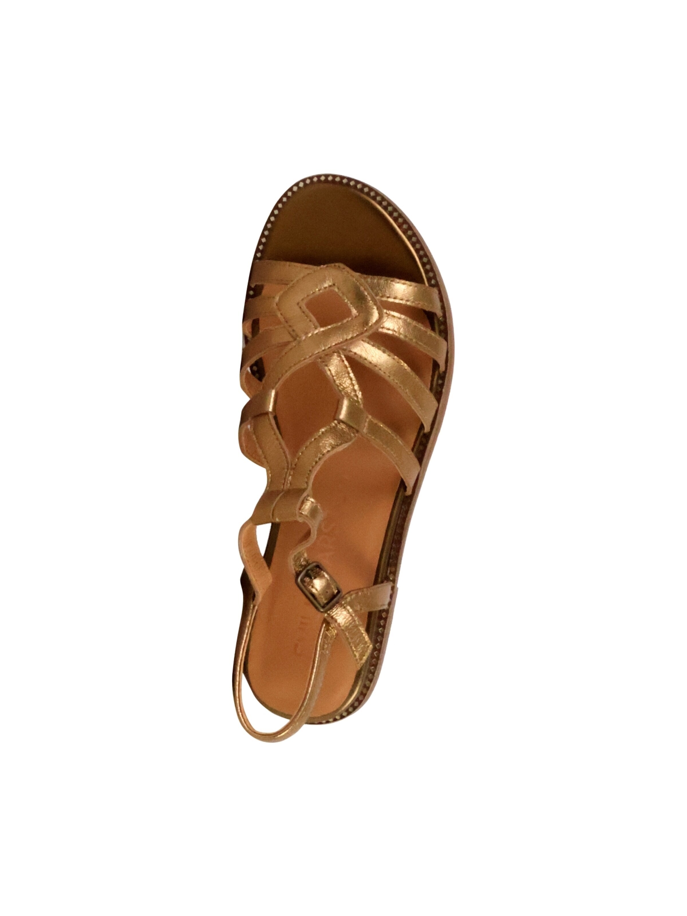 Emilie Karston Sandal 'Sabine-Ledersandalen' in Beige
