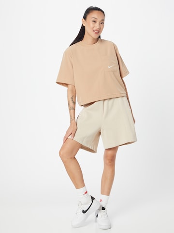 Nike Sportswear Shirt in Beige