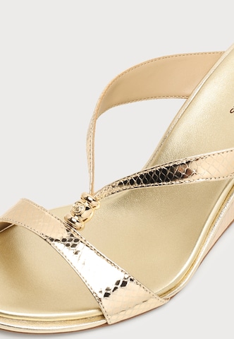 MICHAEL Michael Kors Pantolette 'CHERIE' i guld