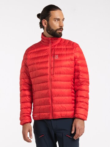 Haglöfs Athletic Jacket 'Roc Down' in Red: front