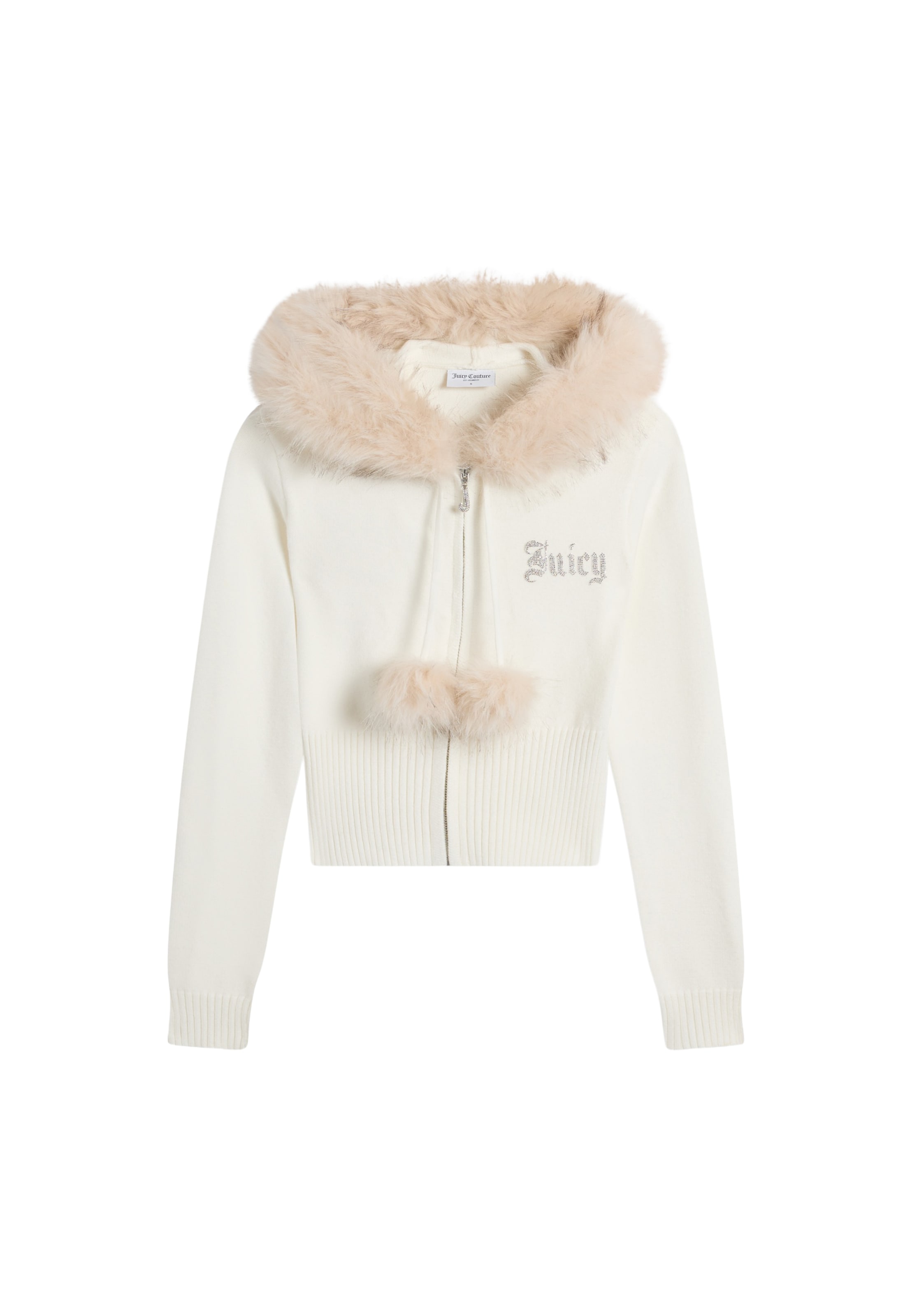 Cardigan Juicy Couture en blanc : devant