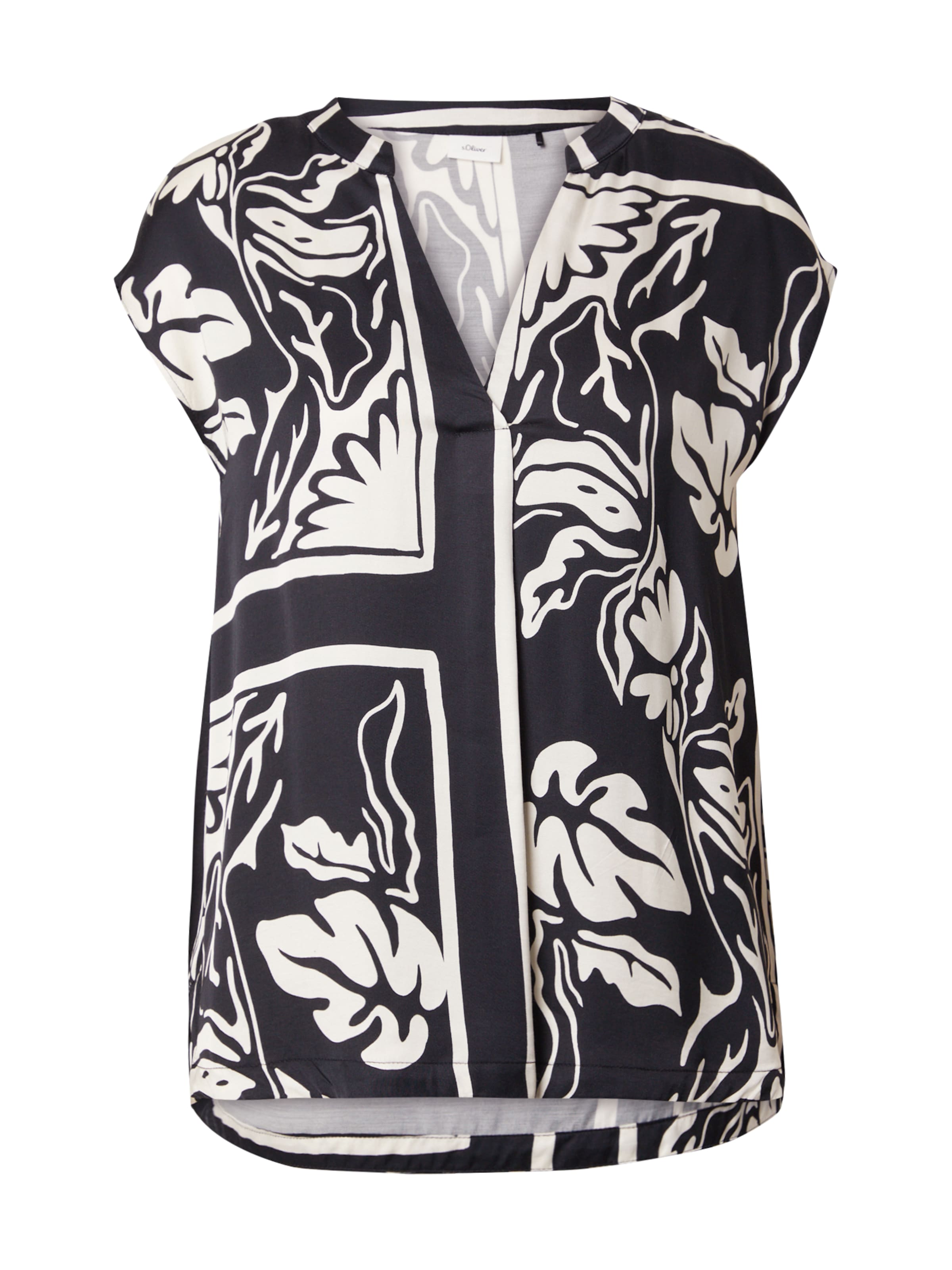 s.Oliver BLACK LABEL Blúzka - Čierna: predná strana
