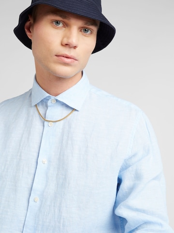 Matinique Regular fit Button Up Shirt 'Marc' in Blue