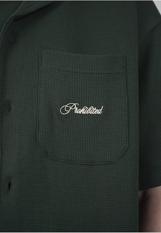 Fit confort Chemise 'Seaside' Prohibited en vert