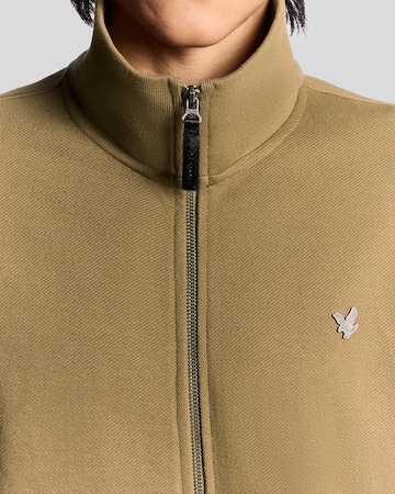 Lyle & Scott Sweatshirt 'Diagonal Weave' in Beige